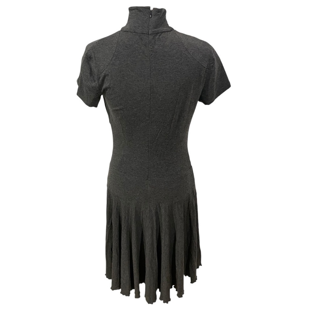 Gio’Guerreri Wool Blend Midi Dress Gray Size S Made in Italy - Picture 4 of 11